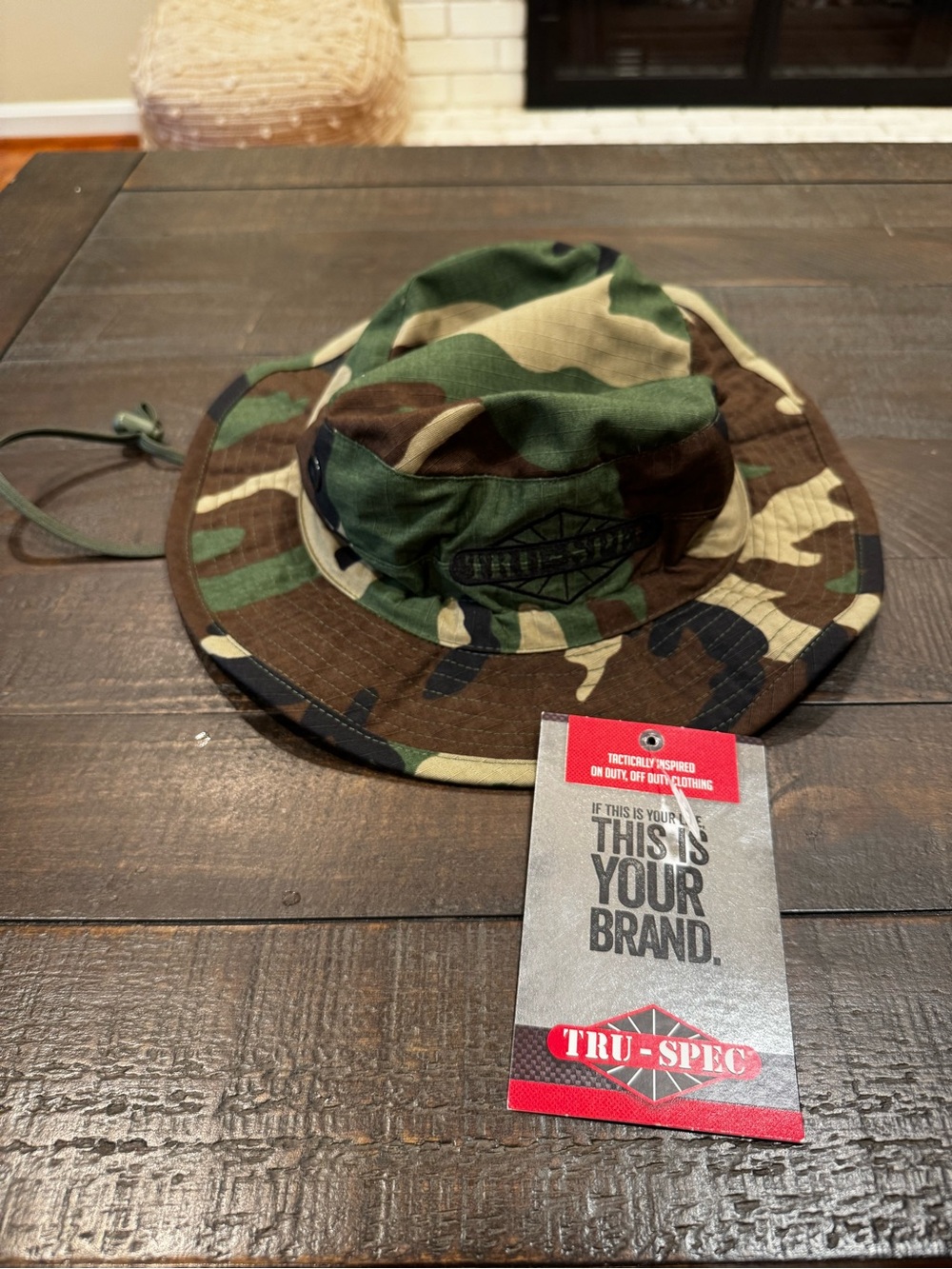 Tru Spec' Camo Boonie Hat - Green Camo ONe Size